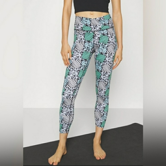FP Movement by Free People Pants - FREE PEOPLE Movement Daisy Check Print Lose Control Legging